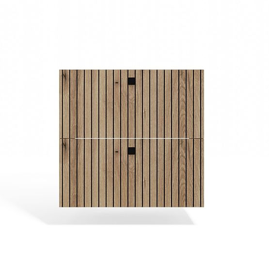 DULAP SUSPENDAT SUB LAVOAR TIGO 60 2S STEJAR EVOKE 2 SERTARE PANOU FRONTAL CANELAT