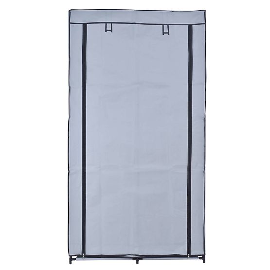 Dulap textil cu 6 rafturi Mira - gri