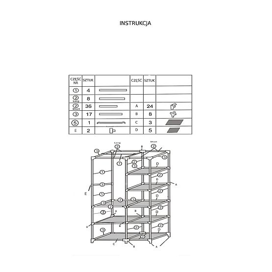 Dulap textil cu imprimeu Venice