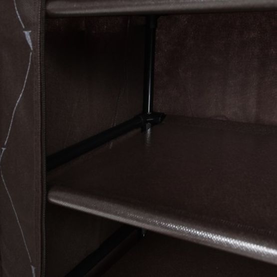 Dulap textil pentru încălțăminte Vitto - maro