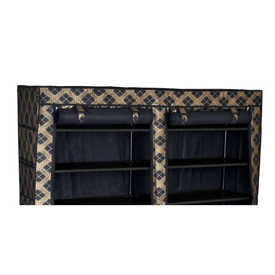 Dulap textil pentru pantofi Gabi - carouri
