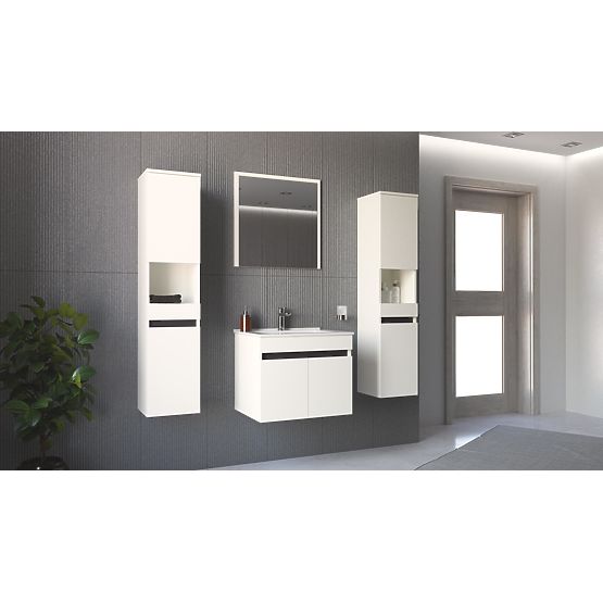 FIGARO Dulap sub chiuvetă 60/2D alb (1p=1buc)