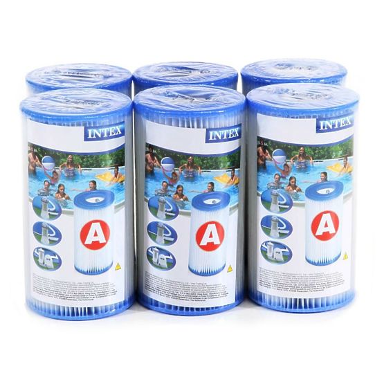 Filtru filtru tip A - pentru pompa piscinei Intex 29000 - 6 bucăți