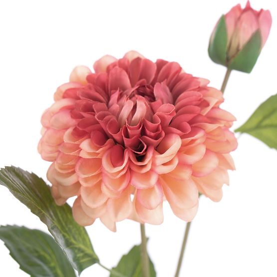 Floare artificială BUJOR culoare coral stil modern ameliahome
