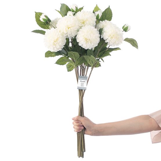 Floare artificială BUJOR culoare crem stil modern ameliahome