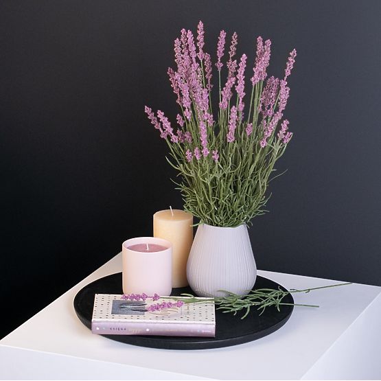 Floare artificială LAVI culoare mov stil boho ameliahome