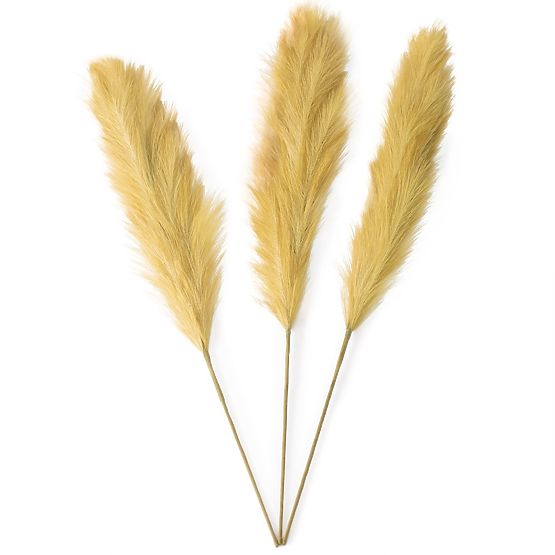 Floare artificială PAMPLY culoare muștar ameliahome