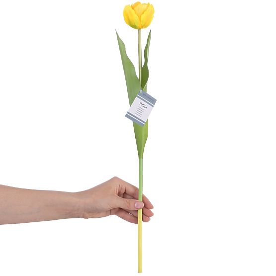 Floare artificială TULIPI culoare galbenă stil modern ameliahome