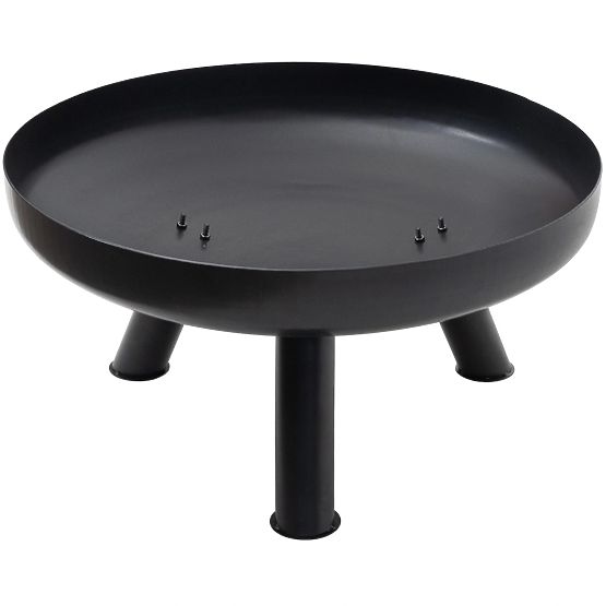 Foc de grădină mare din fontă solidă de 60 cm, ideal pentru foc de tabără