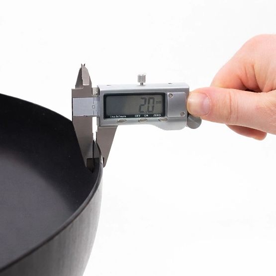 Foc de grădină mare din fontă solidă de 60 cm, ideal pentru foc de tabără