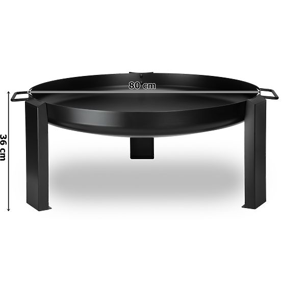 Focar din oțel 80 cm HOGAR