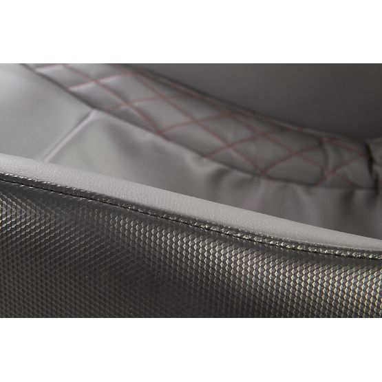 Fotoliu de relaxare DOPIO cu funcție de masaj, gri