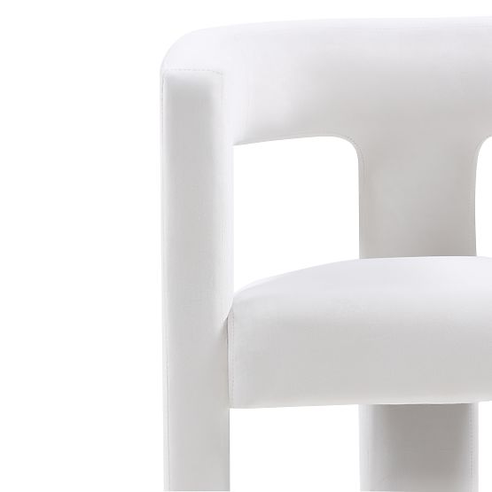 Fotoliu de relaxare Lory, catifea, bej deschis