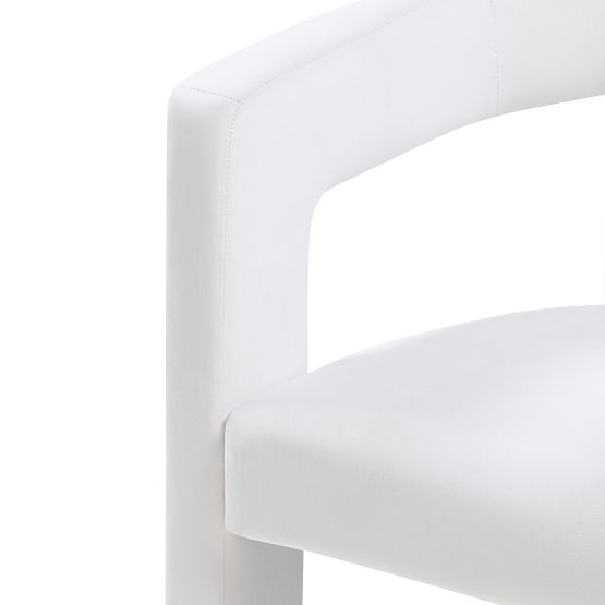 Fotoliu de relaxare Lory, catifea, bej deschis