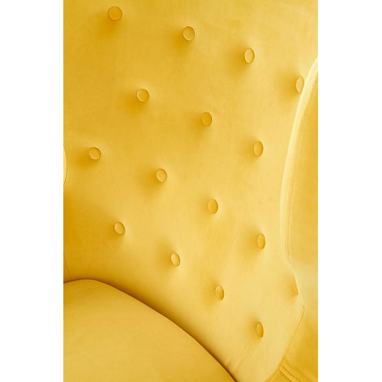 Fotoliu de relaxare MARVEL galben / natural