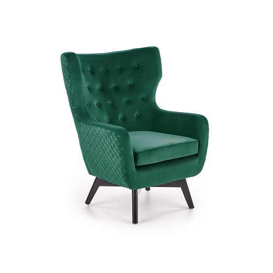 Fotoliu de relaxare MARVEL verde închis / negru