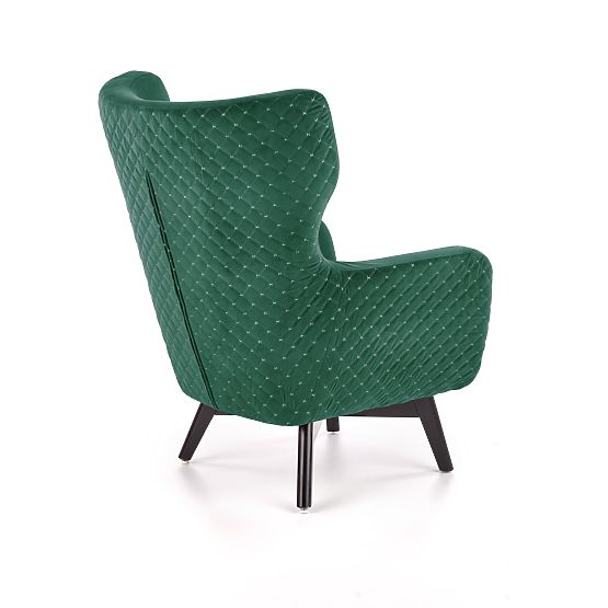 Fotoliu de relaxare MARVEL verde închis / negru