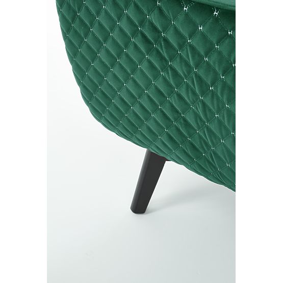 Fotoliu de relaxare MARVEL verde închis / negru