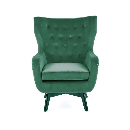 Fotoliu de relaxare MARVEL verde închis / negru