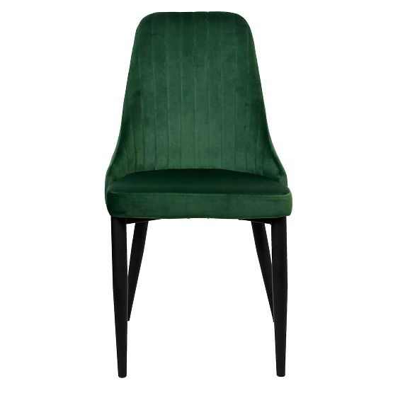 Fotoliu din catifea LORIENT VELVET verde închis
