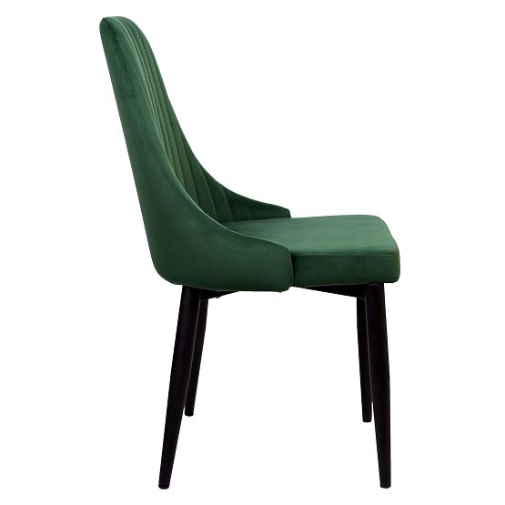 Fotoliu din catifea LORIENT VELVET verde închis