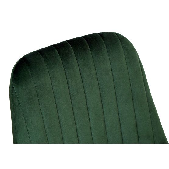 Fotoliu din catifea LORIENT VELVET verde închis