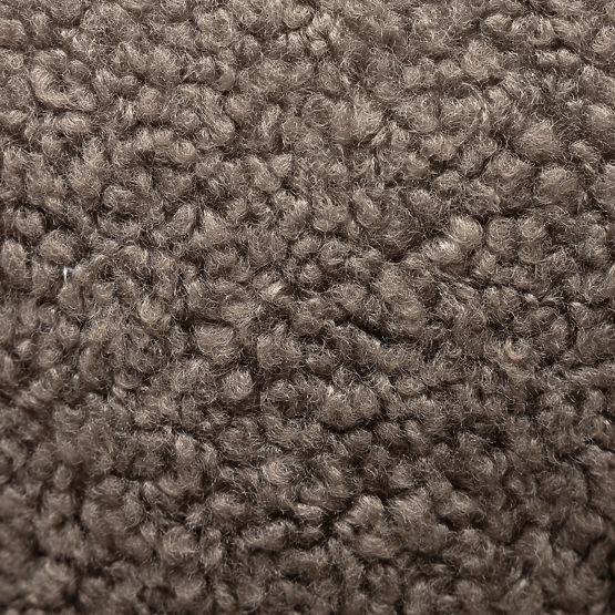 Fotoliu relaxant Venezia cappuccino cu bază rotativă, boucle, forme rotunjite