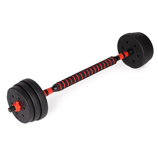 Gantere reglabile 2 x 15kg set gantere 30kg bară