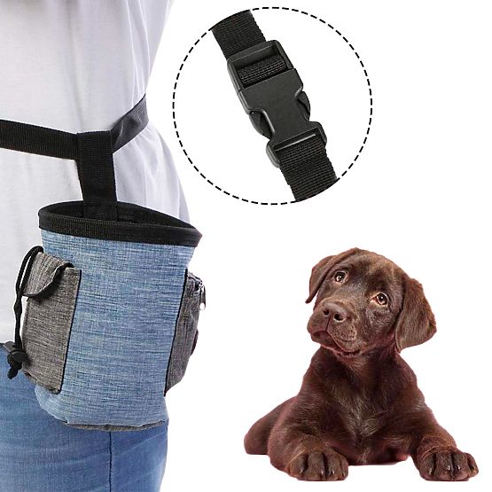 Geantă pentru recompense câine MAILO albastră