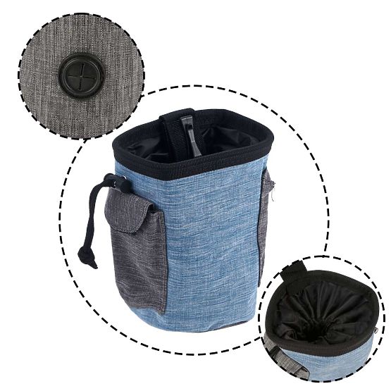 Geantă pentru recompense câine MAILO albastră