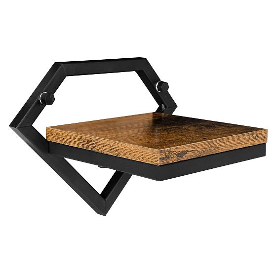 Ghiveci de perete metalic negru Doron Rustic loft