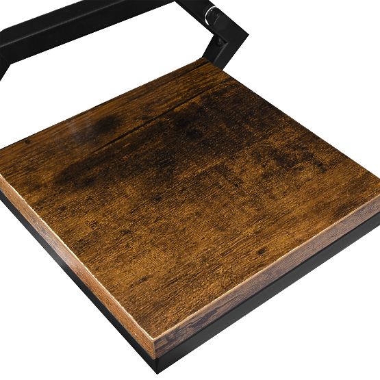 Ghiveci de perete metalic negru Doron Rustic loft