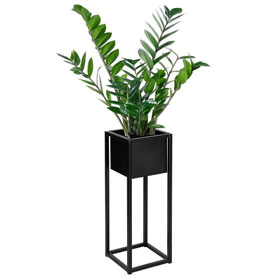 Ghiveci loft Concove 60 cm negru