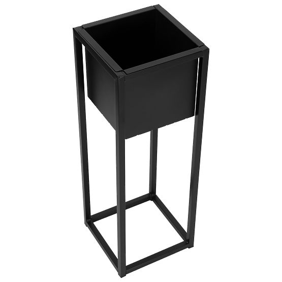 Ghiveci loft Concove 60 cm negru