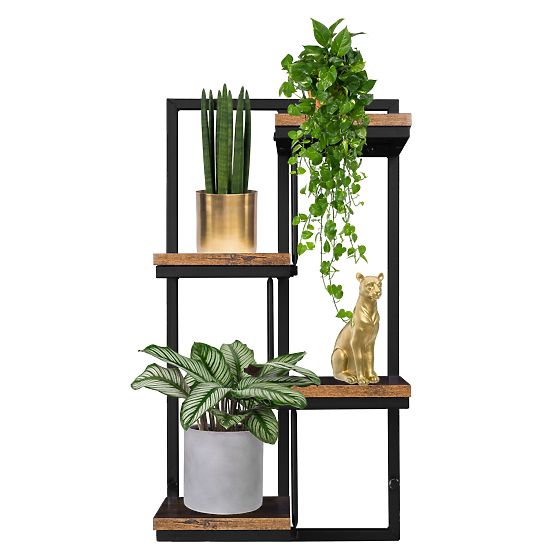 Ghiveci suspendat negru Hagart Rustic stejar vechi