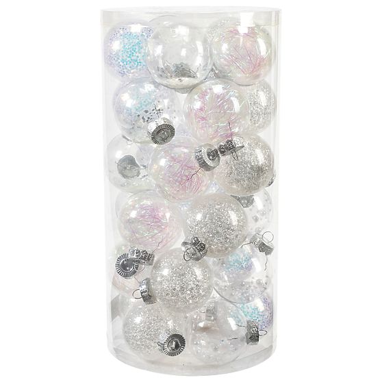 GLOBURI DE CRĂCIUN 30 BUC SYSD1688-058