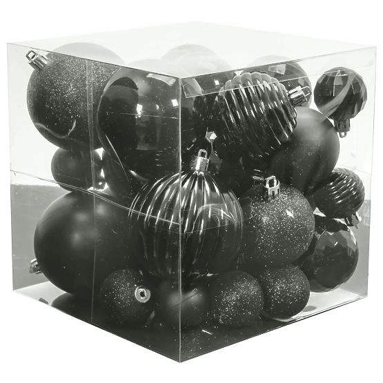 GLOBURI DE CRĂCIUN ARGINTII 36 BUC 311433C