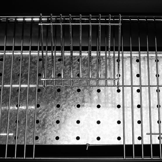 Grătar de grădină cu cărbune 2 grătare și tavă de cenușă BAREL