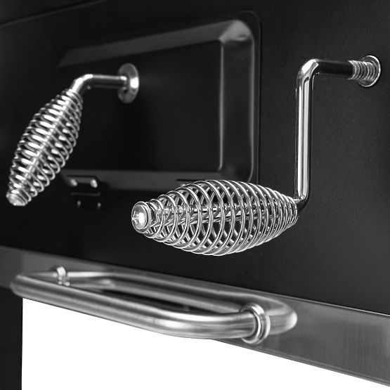 Grătar de grădină cu cărbune cu capac MEJOR