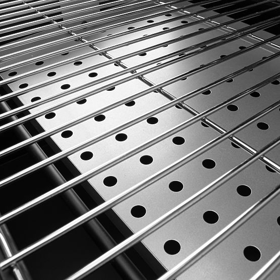 Grătar de grădină cu cărbune cu capac MEJOR