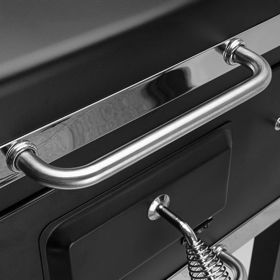 Grătar de grădină cu cărbune cu capac MEJOR