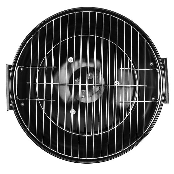 Grătar de grădină cu cărbune RUND negru