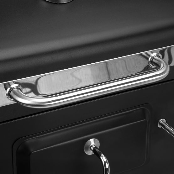 Grătar de grădină pe cărbune CARBON negru