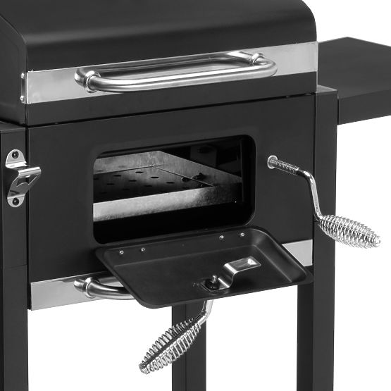 Grătar de grădină pe cărbune CARBON negru