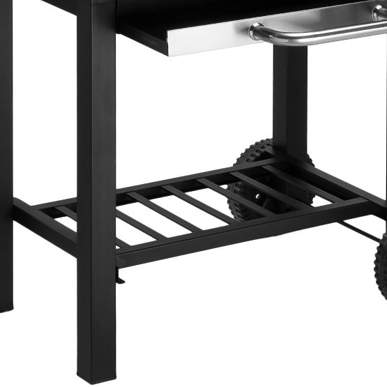 Grătar de grădină pe cărbune CARBON negru