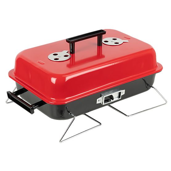 Grătar portabil pliabil pe cărbune CAMPAL cu capac