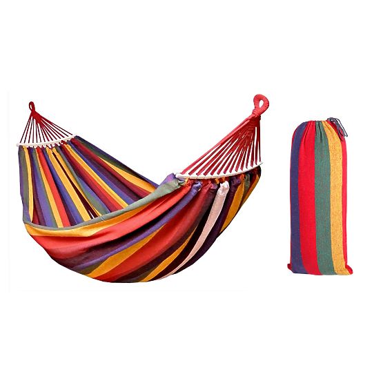 Hamac cu un loc cu bară de distanțare 40cm 400257 Galben