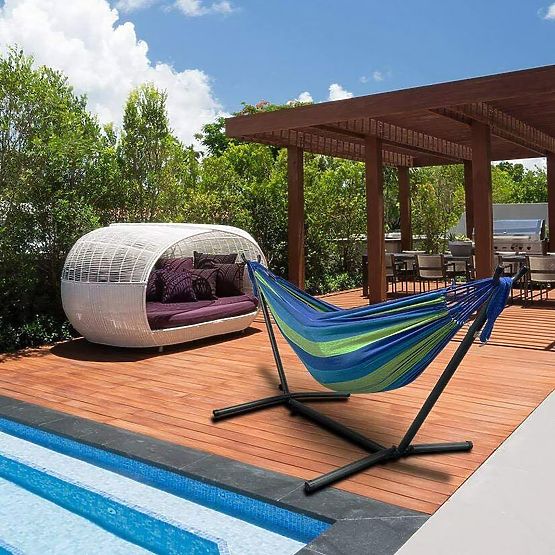 Hamac dublu 480143A ALBASTRU