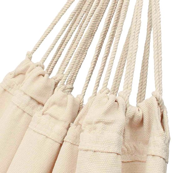 Hamac împletit din frânghie pentru două persoane 400256