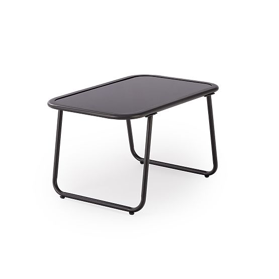 HUDSON, set de grădină (canapea, 2x fotoliu, măsuță), gri / maro (1p=1set)